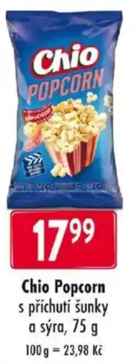 Qanto Chio Popcorn s příchutí šunky a sýra nabídka