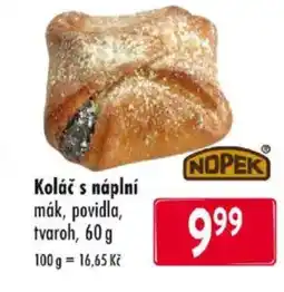 Qanto Koláč s náplní mák, povidla, tvaroh nabídka
