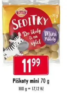 Qanto Sedita Piškoty mini nabídka