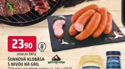 Trefa KLOBÁSA S NIVOU NA GRIL 100 g nabídka