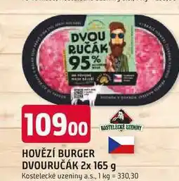 Trefa BURGER DVOURUČÁK 2x 165 g nabídka
