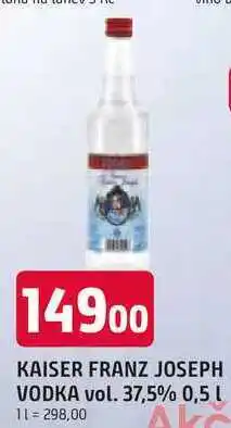 Trefa KAISER FRANZ JOSEPH VODKA vol. 37,5% 0,5l nabídka