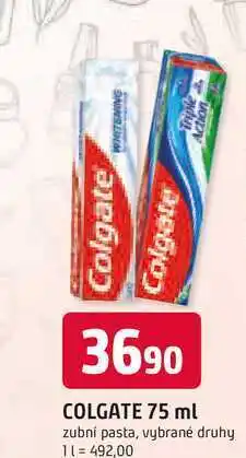 Trefa COLGATE 75 ml zubní pasta, vybrané druhy nabídka