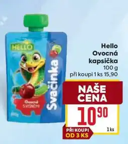 Billa Hello ovocná kapsička nabídka