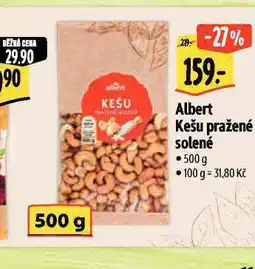 Albert Kešu pražené solené nabídka
