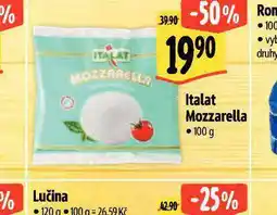 Albert Itala mozzarella nabídka