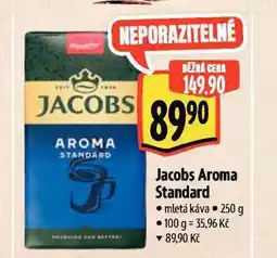 Albert Jacobs aroma standard mletá káva nabídka