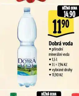 Albert Dobrá voda přírodní nabídka