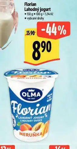 Albert Florian lahodný jogurt nabídka