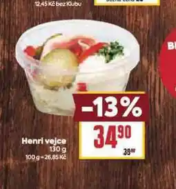 Billa Henri vejce nabídka