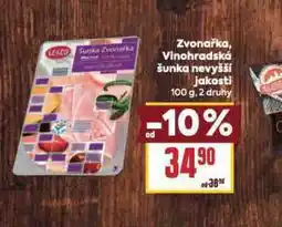 Billa Vinohradská šunka nejvyšší jakosti nabídka