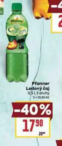 Billa Pfanner ledový čaj nabídka