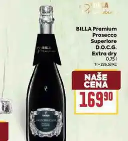 Billa Billa premkium prosecco superiore d.o.c.g. extra dry nabídka