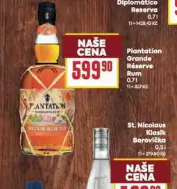 Billa Plantation grande réserve rum nabídka