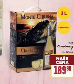 Billa Bib chardonnay nabídka