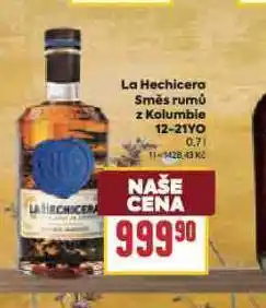 Billa La hechicera směs rumů z klumbie nabídka