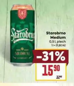 Billa Starobrno medium nabídka