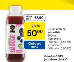 Tesco UGO Funkční smoothie, 500 ml nabídka