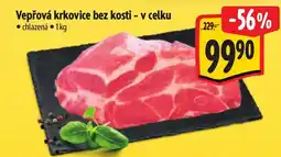 Albert Vepřová krkovice bez kosti - v celku nabídka