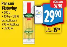 Albert Panzani Těstoviny nabídka