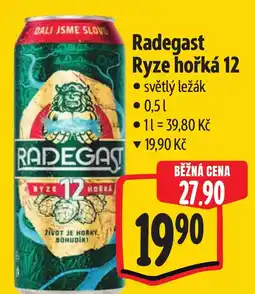 Albert Radegast Ryze hořká 12 nabídka