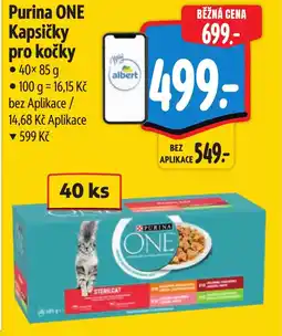 Albert Purina ONE Kapsičky pro kočky nabídka