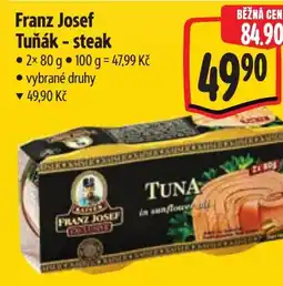 Albert Franz Josef Tuňák - steak nabídka