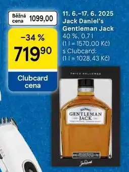 Tesco Jack Daniel's Gentleman Jack 40 %, 0.7 l nabídka