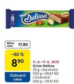Tesco Orion Delissa , 30 g nabídka