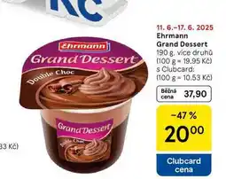 Tesco Ehrmann Grand Dessert, 190 g nabídka
