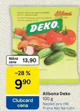 Tesco Alibona Deko, 100 g nabídka