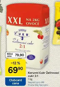 Tesco Korunní Cukr Želírovací cukr 2:1, 1 kg nabídka