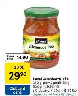 Tesco Hamé Zeleninové lečo, 330 g nabídka