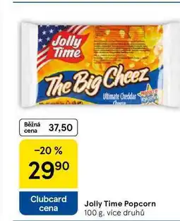 Tesco Jolly Time Popcorn, 100 g, více druhů nabídka