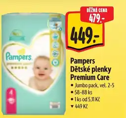 Albert Pampers Dětské plenky Premium Care nabídka