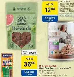 Tesco Meat Care Pochoutky pro psy, 80 g nabídka