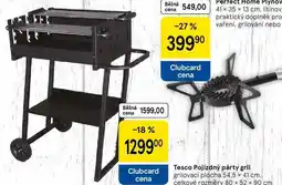 Tesco Tesco Pojízdný párty gril grilovací plocha 54,5 x 41 cm. celkové rozměry 80 x 52 x 90 cm nabídka