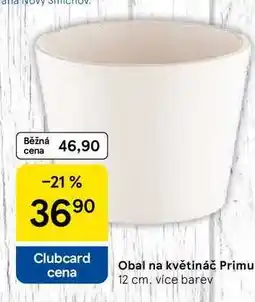 Tesco Obal na květináč Primu, 12 cm, více barev nabídka