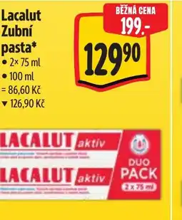Albert Lacalut Zubní pasta nabídka