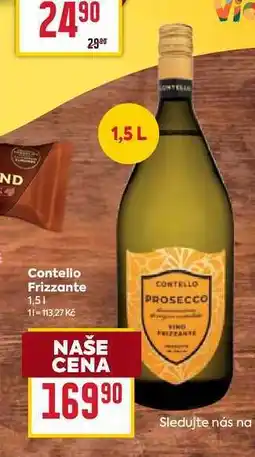 Billa Contello Frizzante 1,5l nabídka