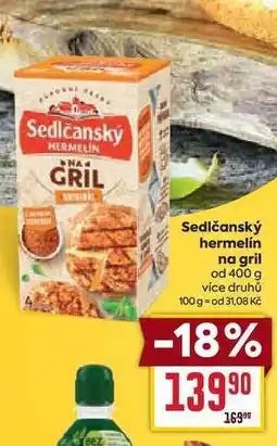 Billa Sedlčanský hermelín na gril od 400 g nabídka