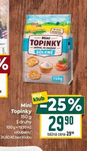 Billa Mini Topinky 150 g nabídka