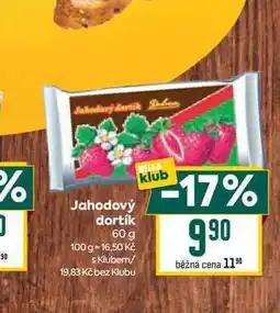 Billa Jahodový dortík 60 g nabídka