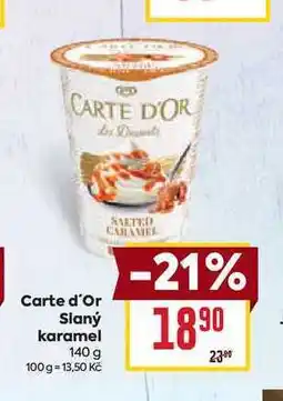 Billa Carte d'Or Slaný karamel 140 g nabídka