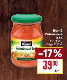 Billa Hamé Zeleninové lečo 330/150 g nabídka