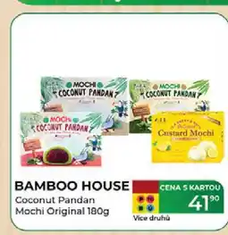 Tamda Foods BAMBOO HOUSE Coconut Pandan Mochi Original 180g nabídka