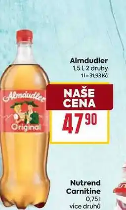 Billa Almdudler 1,5l nabídka