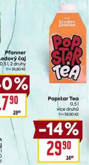 Billa Popstar Tea 0,5l nabídka