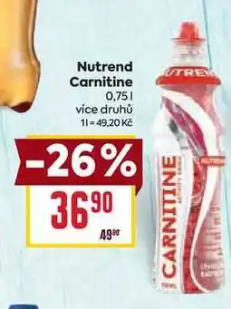 Billa Nutrend Carnitine 0,75l nabídka