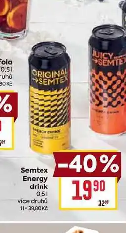 Billa Semtex Energy drink 0,5l nabídka